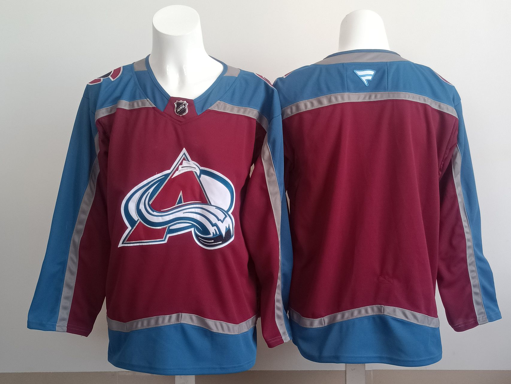 Men 2025 Colorado Avalanche Blank Red NHL Jersey style 01->new york rangers->NHL Jersey